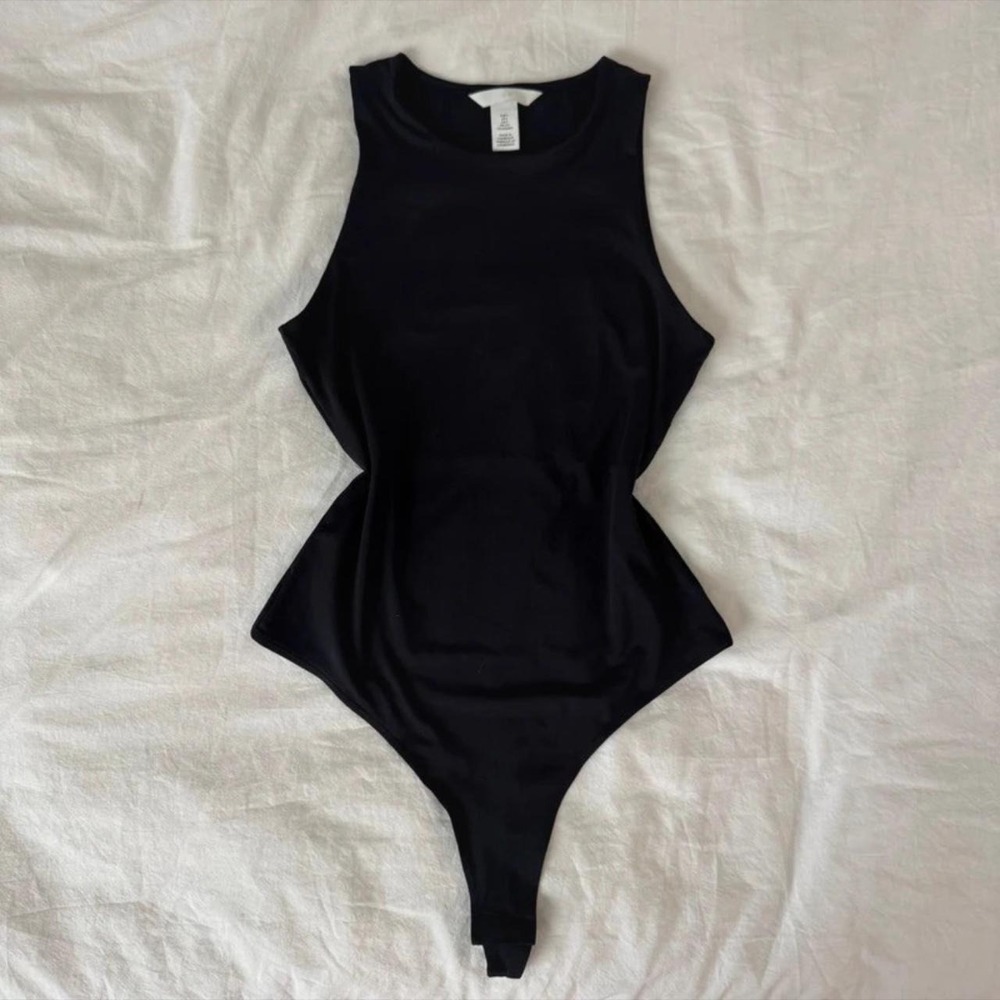 black bodysuit